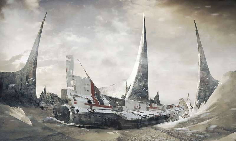 Illustration for article titled Stunning sci-fi concept sketches are actually 3D renders